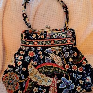 Vera Bradley Kiss lock handbag